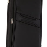 Travelers Club Luggage Monterey 3-Piece Softside Luggage Set, Black