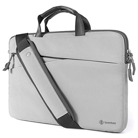 Tomtoc 15.6 Inch Laptop Shoulder Bag, 360° Protective Laptop Messenger Bag Lightweight Slim Handbag