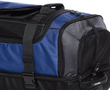Amazonbasics Ripstop Wheeled Duffel, Blue