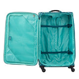 Atlantic Ultra Lite 4 | 21, 24, And 28-Inch Expandable Spinners, Travel Pillow (Lulu Green)