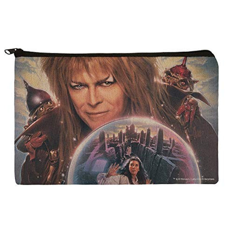 Labyrinth Crystal Ball Goblin King Jareth David Bowie Makeup Cosmetic Bag Organizer Pouch