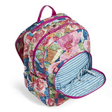 Vera Bradley Iconic Campus Backpack, Signature Cotton, Superbloom
