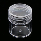 Baoblaze 30PCs 6g Empty Plastic Cosmetic Samples Container for Make Up, Eye Shadow, Nails,