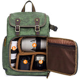 Laptop Backpacks, Berchirly Durable Canvas Waterproof Travel Backpack College Student Hiking