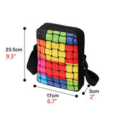 Crazytravel Vintage Casual Messenger Shoulder Travel Satchel Bag For Teens Woman Men