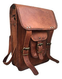 Vintage Craft Genuine 11 Inch Leather Shoulder Messenger Bag Ipad Satchel Bag