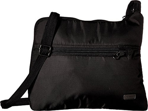 Pacsafe Daysafe Slim Crossbody - Everyday Anti-Theft Slim Crossbody Bag (Black)
