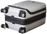 Delsey Luggage Helium Titanium International Carry-On Exp Spinner Trolley, Silver, One Size