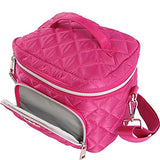 Bebe Women'S Gigi Reusable Insulated Lunch Box Tote Bag Casual Daypack, Wine, One Size