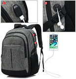 Scarleton Classic Water Resistant Backpack H20430301 - Grey/Black