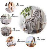 homehot Lifestyle Super Soft BlanketsHello Summer Motivational Quote with Cocktail Umbrella Palms