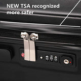 Luggage Set 3 Piece ABS Trolley Suitcase Spinner Hardshell Lightweight Suitcases TSA