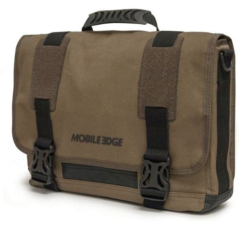 Mobile Edge Ultrabook Eco-Friendly Messenger Bag, Olive (Meume9)