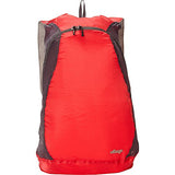 eBags Packable Super Light Backpack (Red/Charcoal)