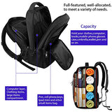Anti Theft Laptop Backpack, Business Travel Laptop Backpack With Usb Charging Port For Women And