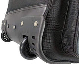 Amaro 36in Rolling Duffel Bag With Wheels | Travel Duffle Luggage Bag | Lightweight Rolling Bag L | Retractable Pull Handle (Black)