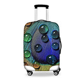 For U Designs 26-30 Inch Large Dew Print Elastic Dustproof Suitcase Protective Cover For Men Women