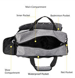 Gym Duffel Bag Sports Travel Tote Bag Overnight for Men and Women with Shoe Compartment, Wet