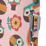 GIOVANIOR Cartoon Owls Luggage Cover Suitcase Protector Carry On Covers