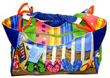 Flip Flop Scoop Tote Beach Bag