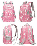 Sweetheart School Backpacks for Girls Children Kids Bookbags (Pink)