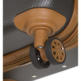 Dejuno Legion Hardside Spinner TSA Combination Lock Carry-on Suitcase-Charcoal