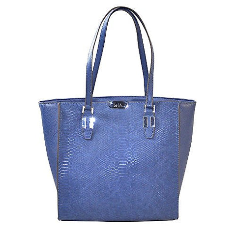 Nicole Miller New York Gabby Tote Handbag, Blue Dusk