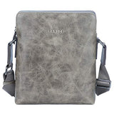 Banuce Mens Small Leather Messenger Bag 9.7 Inch iPad Business Corss Body Shoulder Satchel Purse