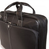 Mobile Edge Deluxe Leather Briefcase- 16-Inch Pc/17-Inch Macbook Pro