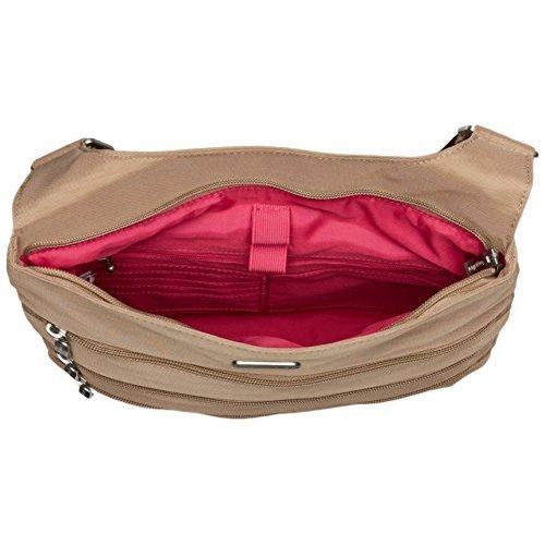 Baggallini Big Zipper Crossbody Travel Bag, Beach, One Size