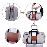 Luggage Strap,Not Bag Bungee, Add a bag Suitcase Belt for carry-on Luggage,Real Leather Travel Accessories (Brown)
