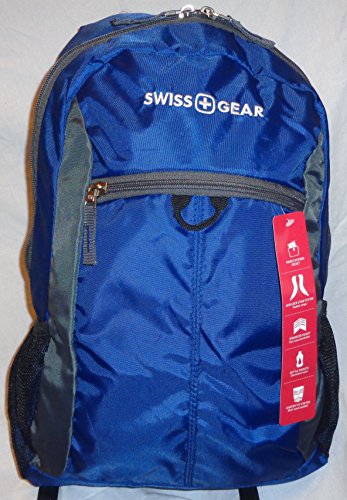 Shop Swissgear(R) Daypack Backpack, Blue/Gray – Luggage Factory
