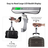 Luggage Scales, Portable Electronic Digital Hanging Scale With Tape Measure For Home Travel 110Lb