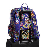 Vera Bradley Iconic Campus Backpack, Signature Cotton, Romantic Paisley