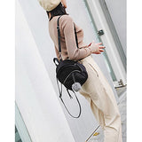 Clearance Sale! Zomusa Women Girls Fashion Mini Backpack Shoulder Bag Solid School Bags With Fur