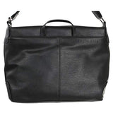 Kenneth Cole Reaction Pebbled Faux Leather Flapover 15" Laptop Messenger Bag, Black, Medium