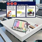 CGBE Travel Bottles Set with Clear Toiletry Bag, TSA Approved Leakproof Refillable Silicone Travel Accessories, Squeezable Travel Size Cosmetic Toiletries Containers