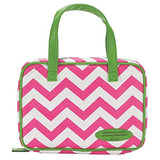 Pink And Green Chevron 7.8 X 10.3 Leather Like Vinyl Thinline Bible Cover Case