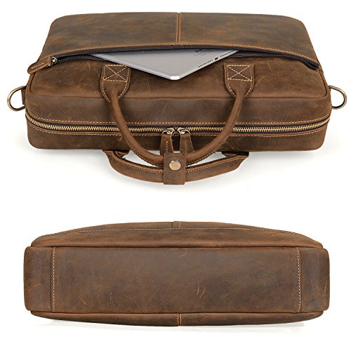 Laptop Bag Jack&Chris Leather Briefcases For Men Review Messenger