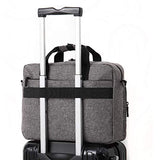 Bellotte Laptop Briefcase,14.1 Inch Laptop Bag,Stylish Canvas Multi-Functional Shoulder Messenger