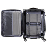 Travelpro Luggage Platinum Elite 25" Expandable Spinner Suitcase With Suiter, Vintage Grey