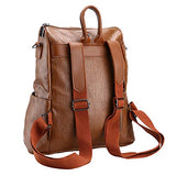 NaKita Women Travel Backpack Purse Waterproof Leather Crossbody Bag Anti-theft Lightweight Shoulder