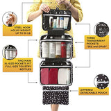Large Versatile Travel Cosmetic Bag - Perfect Hanging Travel Toiletry Organizer
