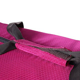 HEXIN Women and Men Travel Duffel Bag Foldable Lightweight Duffle Bags Pink