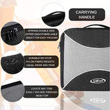 G4Free Travel Packing Cubes, Luggage Organizers 6pcs Set(Black)