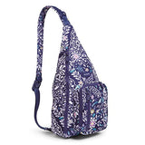 Vera Bradley Recycled Lighten Up Reactive Sling Backpack, Belle Paisley