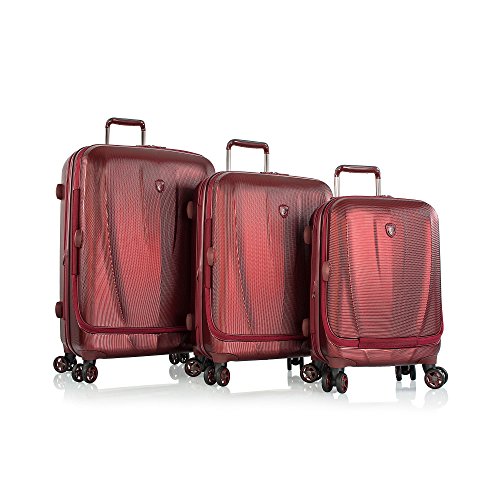 Heys America Vantage SmartLuggage 3pc Spinner Set (Burgundy)