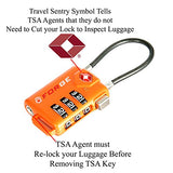 Tsa Approved Cable Luggage Locks, Re-Settable Combination With Alloy Body …