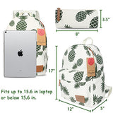 FITMYFAVO Pineapple Backpack | Daypack | Bookbag for Teens & Adults with Wallet/Pencil Case