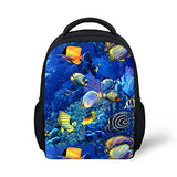 Youngerbaby 12Inch Tropical Fish Backpack School Bag For Kindergarten Kids